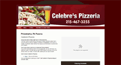 Desktop Screenshot of celebrespizza.com